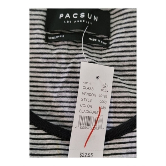 PacSun Black and Gray Classic Tank Top - Picture 4 of 6